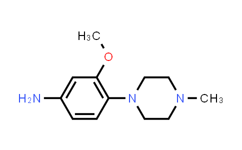 CAS No. 156428-85-2, 3-Methoxy-4-(4-methylpiperazin-1-yl)aniline