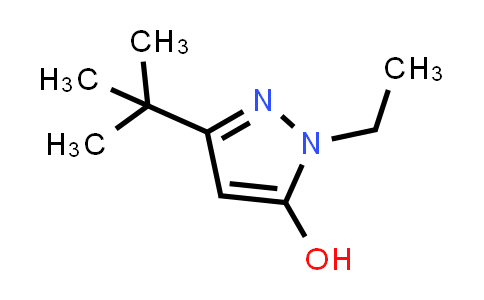 CAS No. 1564794-29-1, 3-(tert-Butyl)-1-ethyl-1H-pyrazol-5-ol
