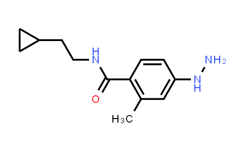 MC527626 | 1565076-10-9 | N-(2-Cyclopropylethyl)-4-hydrazinyl-2-methylbenzamide