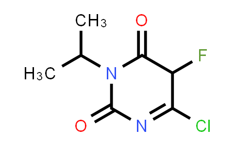 CAS No. 1565085-68-8, 6-Chloro-5-fluoro-3-(propan-2-yl)-2,3,4,5-tetrahydropyrimidine-2,4-dione
