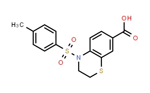 CAS No. 156578-98-2, 4-Tosyl-3,4-dihydro-2H-benzo[b][1,4]thiazine-7-carboxylic acid