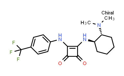 CAS No. 1565829-15-3, 3-(((1R,2R)-2-(Dimethylamino)cyclohexyl)amino)-4-((4-(trifluoromethyl)phenyl)amino)cyclobut-3-ene-1,2-dione