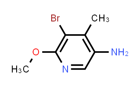 CAS No. 1565856-81-6, 5-Bromo-6-methoxy-4-methylpyridin-3-amine