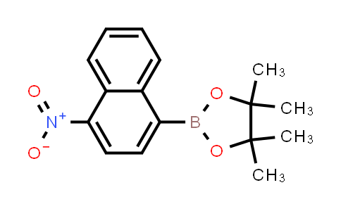 CAS No. 1565857-69-3, 4,4,5,5-Tetramethyl-2-(4-nitronaphthalen-1-yl)-1,3,2-dioxaborolane