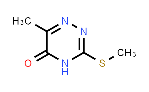 CAS No. 1566-32-1, 6-Methyl-3-methylsulfanyl-4H-[1,2,4]triazin-5-one