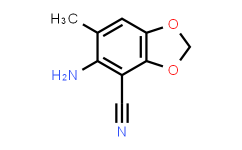 CAS No. 1566026-95-6, 1,3-Benzodioxole-4-carbonitrile, 5-amino-6-methyl-