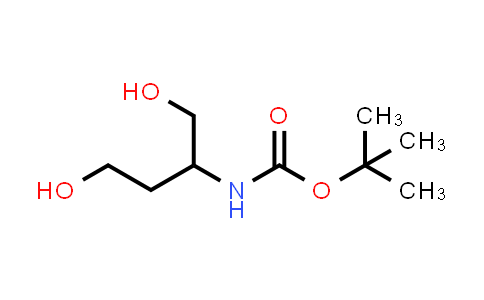 CAS No. 156627-42-8, tert-Butyl (1,4-dihydroxybutan-2-yl)carbamate