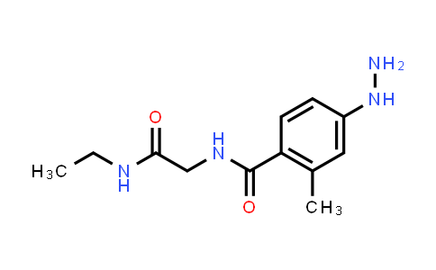 CAS No. 1566433-60-0, N-(2-(Ethylamino)-2-oxoethyl)-4-hydrazinyl-2-methylbenzamide