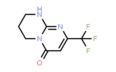 CAS No. 1566706-02-2, 2-(Trifluoromethyl)-6,7,8,9-tetrahydro-4H-pyrimido[1,2-a]pyrimidin-4-one