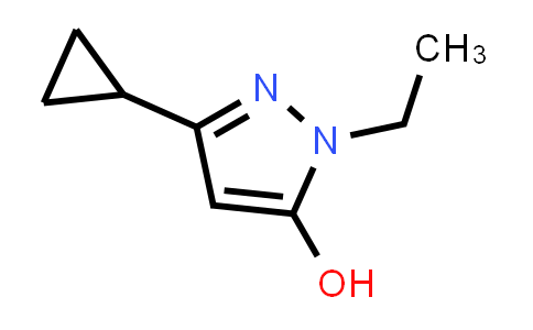 CAS No. 1566720-90-8, 3-Cyclopropyl-1-ethyl-1H-pyrazol-5-ol