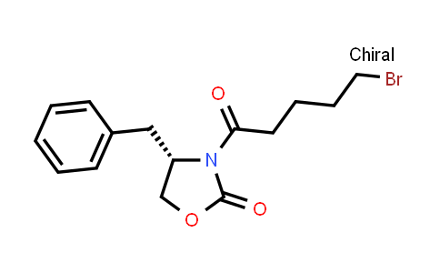 CAS No. 156699-37-5, (S)-4-Benzyl-3-(5-bromopentanoyl)oxazolidin-2-one