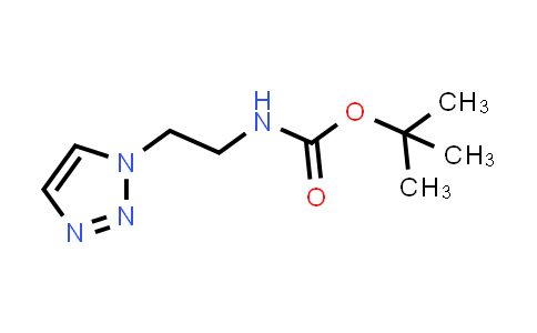 CAS No. 1567038-55-4, tert-Butyl (2-(1H-1,2,3-triazol-1-yl)ethyl)carbamate