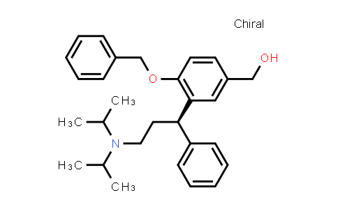 CAS No. 156755-37-2, (R)-(4-(benzyloxy)-3-(3-(diisopropylamino)-1-phenylpropyl)phenyl)methanol