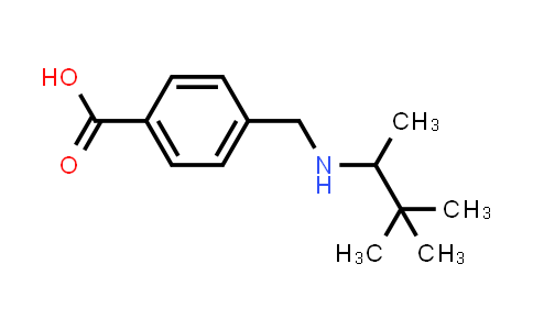 CAS No. 1569537-18-3, 4-(((3,3-Dimethylbutan-2-yl)amino)methyl)benzoic acid