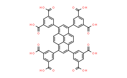 CAS No. 1569900-72-6, 5,5',5'',5'''-(Pyrene-1,3,6,8-tetrayl)tetraisophthalic acid