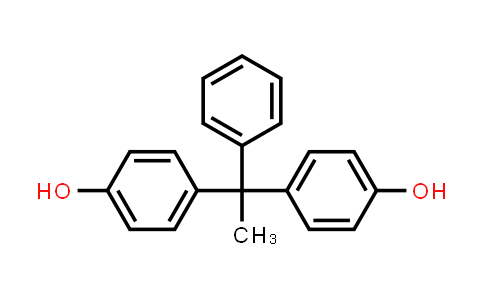 CAS No. 1571-75-1, 4,4'-(1-Phenylethane-1,1-diyl)diphenol