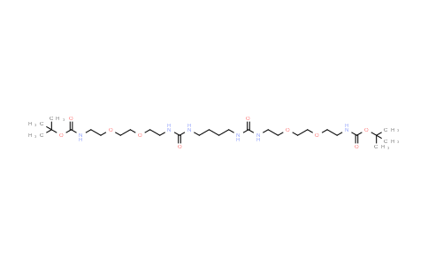 CAS No. 1571103-87-1, 5,8,23,26-Tetraoxa-2,11,13,18,20,29-hexaazatriacontanedioic acid, 12,19-dioxo-, 1,30-bis(1,1-dimethylethyl) ester