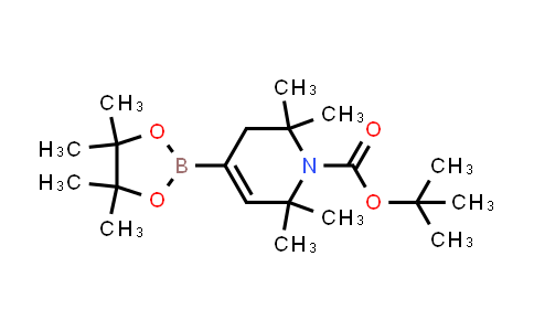 CAS No. 1572398-20-9, 1(2H)-Pyridinecarboxylic acid, 3,6-dihydro-2,2,6,6-tetramethyl-4-(4,4,5,5-tetramethyl-1,3,2-dioxaborolan-2-yl)-, 1,1-dimethylethyl ester