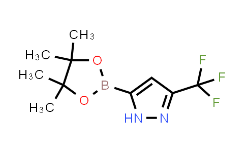 CAS No. 1573171-39-7, 5-(4,4,5,5-Tetramethyl-1,3,2-dioxaborolan-2-yl)-3-(trifluoromethyl)-1H-pyrazole