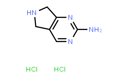 CAS No. 157327-52-1, 6,7-Dihydro-5H-pyrrolo[3,4-d]pyrimidin-2-amine dihydrochloride