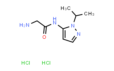 CAS No. 1573547-23-5, 2-Amino-N-(1-isopropyl-1H-pyrazol-5-yl)acetamide dihydrochloride