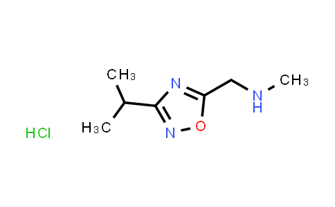 CAS No. 1573547-75-7, 1-(3-Isopropyl-1,2,4-oxadiazol-5-yl)-N-methylmethanamine hydrochloride