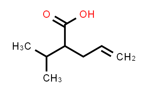CAS No. 1575-71-9, 2-Isopropylpent-4-enoic acid