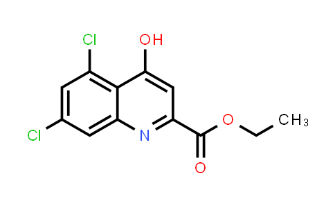 CAS No. 157848-08-3, Ethyl 5,7-dichloro-4-hydroxyquinoline-2-carboxylate