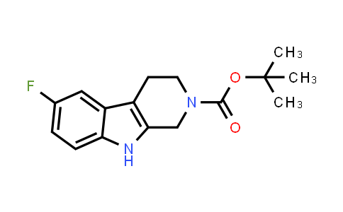 CAS No. 1579291-64-7, tert-Butyl 6-fluoro-1,3,4,9-tetrahydro-2H-pyrido[3,4-b]indole-2-carboxylate