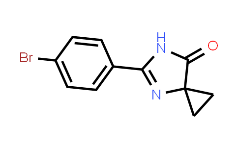 CAS No. 1579513-17-9, 5-(4-Bromophenyl)-4,6-diazaspiro[2.4]hept-4-en-7-one