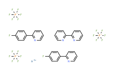 CAS No. 1580547-45-0, (2,2'-bipyridyl) bis [2- (4-fluorophenyl) pyridine] iridium (III) hexafluorophosphate