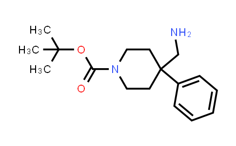 CAS No. 158144-82-2, tert-Butyl 4-(aminomethyl)-4-phenylpiperidine-1-carboxylate