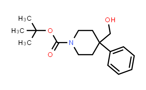 CAS No. 158144-85-5, tert-Butyl 4-(hydroxymethyl)-4-phenylpiperidine-1-carboxylate
