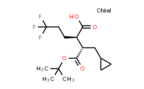 DY527980 | 1581735-04-7 | (R)-2-((S)-1-(tert-butoxy)-3-cyclopropyl-1-oxopropan-2-yl)-5,5,5-trifluoropentanoic acid