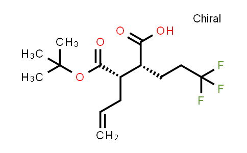 CAS No. 1581735-07-0, (2R,3S)-3-(tert-butoxycarbonyl)-2-(3,3,3-trifluoropropyl)hex-5-enoic acid