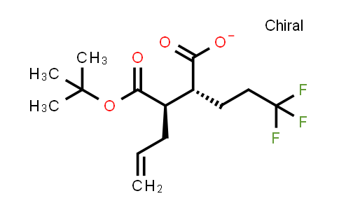 CAS No. 1581735-08-1, Butanedioic acid, 2-(2-propen-1-yl)-3-(3,3,3-trifluoropropyl)-, 1-(1,1-dimethylethyl) ester, (2R,3R)-