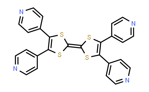 CAS No. 1581771-50-7, 4,4',5,5'-Tetra(pyridin-4-yl)-2,2'-bi(1,3-dithiolylidene)