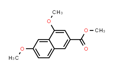 CAS No. 15822-95-4, 2-Naphthalenecarboxylic acid, 4,6-dimethoxy-, methyl ester