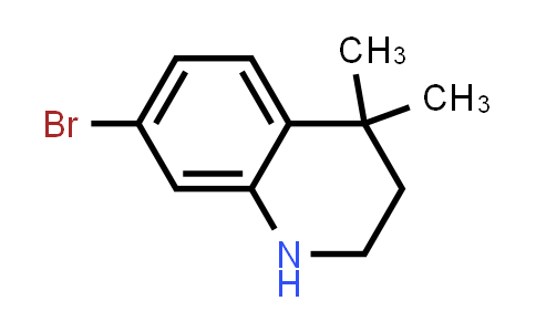 CAS No. 158326-77-3, 7-Bromo-4,4-dimethyl-1,2,3,4-tetrahydroquinoline
