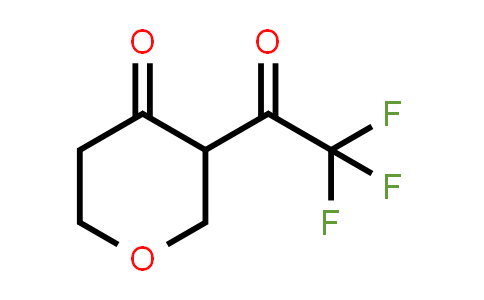 CAS No. 158351-87-2, 3-(2,2,2-Trifluoroacetyl)dihydro-2H-pyran-4(3H)-one
