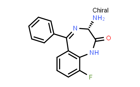 CAS No. 1584139-83-2, 2H-1,4-Benzodiazepin-2-one, 3-amino-9-fluoro-1,3-dihydro-5-phenyl-, (3S)-