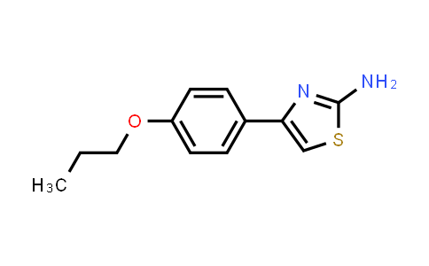 CAS No. 15850-30-3, 4-(4-Propoxyphenyl)thiazol-2-amine