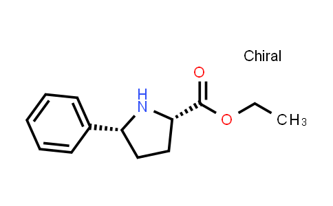 CAS No. 158567-93-2, ethyl (2S,5R)-5-phenylpyrrolidine-2-carboxylate