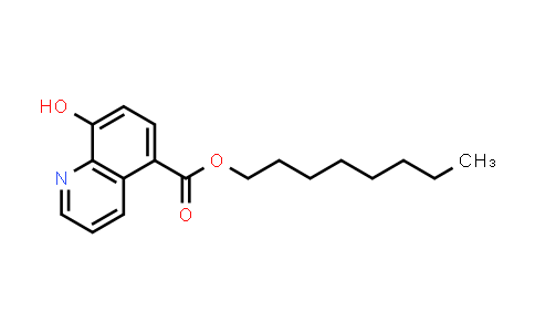 CAS No. 1586038-75-6, 5-Quinolinecarboxylic acid, 8-hydroxy-, octyl ester
