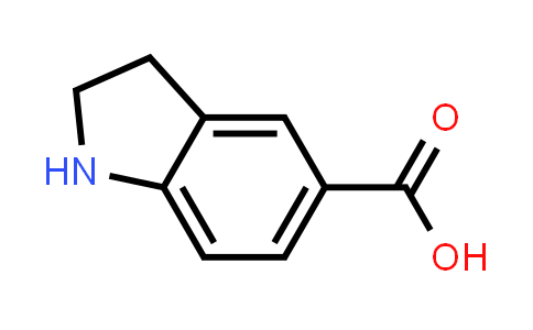 CAS No. 15861-30-0, Indoline-5-carboxylic acid