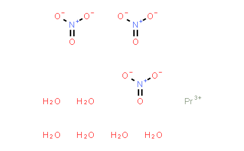 CAS No. 15878-77-0, Praseodymium(III) nitrate hexahydrate