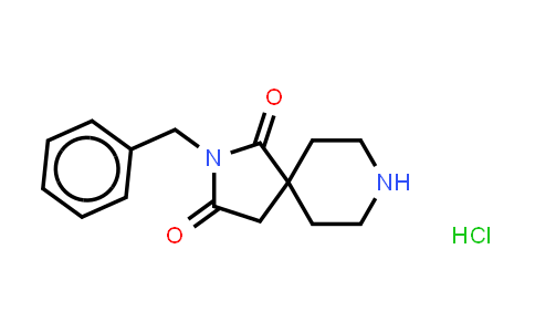CAS No. 15882-49-2, 2,8-Diazaspiro[4.5]decane-1,3-dione, 2-(phenylmethyl)-, (Hydrochloride)