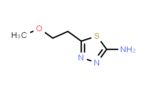 CAS No. 15884-90-9, 5-(2-Methoxyethyl)-1,3,4-thiadiazol-2-amine