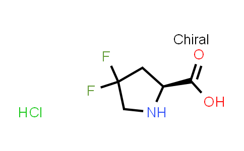 CAS No. 1588480-37-8, (S)-4,4-Difluoropyrrolidine-2-carboxylic acid hydrochloride