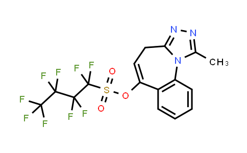 CAS No. 1588522-06-8, 1-Methyl-4H-benzo[f][1,2,4]triazolo[4,3-a]azepin-6-yl 1,1,2,2,3,3,4,4,4-nonafluorobutane-1-sulfonate